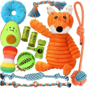 Dog Toys for Small Large Dogs Animal Shape Plush Pet Puppy Squeaky Chew Bite Resistant Toy Pets Accessories Supplies