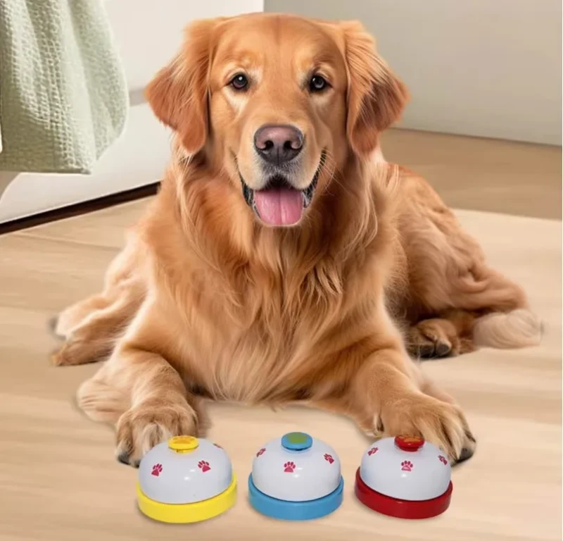 Dog Training Bell Dog Puppy Meal Time Potty Training Bells Dog Cat Pet DoorBell Tell Bell Interactive Pet Toy