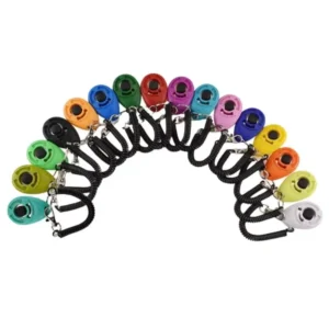 Dog Training Clicker Pet Cat Plastic Dogs Click Trainer Aid Tool Adjustable