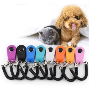 Dog Training Clicker Small Pet Trainer Tool for Obedience Teaching Reward Training and Daily Practice