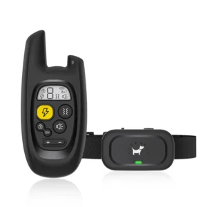 Dog Training Collar Bark Control Remote Trainer Shock Electric E Collar with Nylon Plastic Waterproof IP67