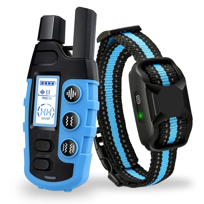 Dog Training Collar Vibration No Shock Trainer Humane for All Size Dogs