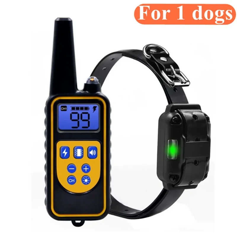 Dog Training Device Smart Remote Control Voice Activated Bark Stopper Collar Plastic Material Pet Supplies