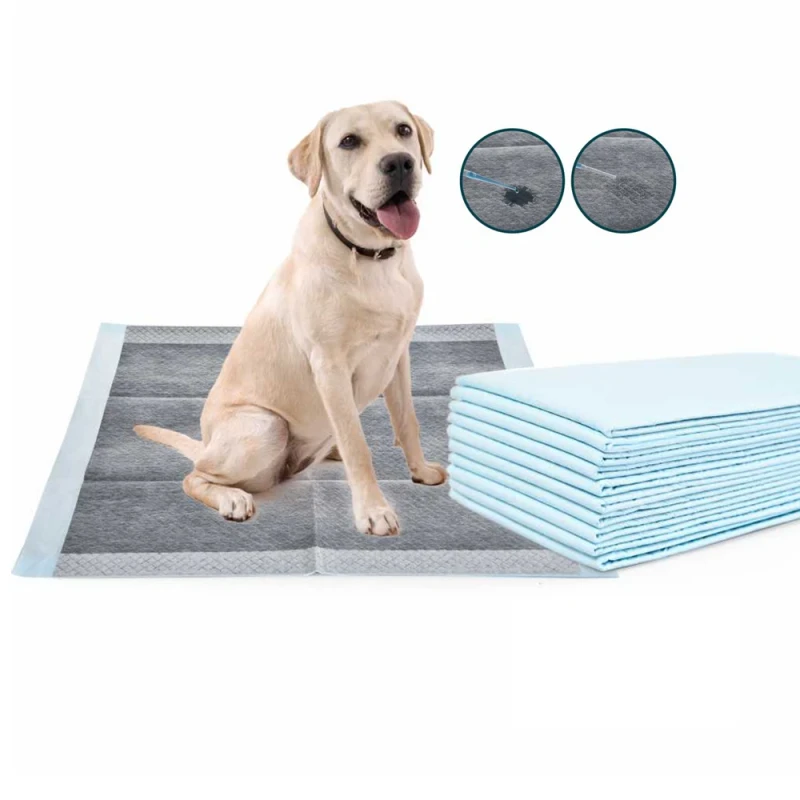 Dog Training Pads OEM ODM Pet Product Professional Woven Fabric Charcoal High Absorbency Pet Products Puppy Dog Training Pads