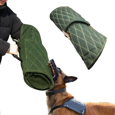 Dog Training Tools Including Arm Protection Bite Sleeve Large Dogs Puppy Playing Biting Tugging Toy Interactive Play
