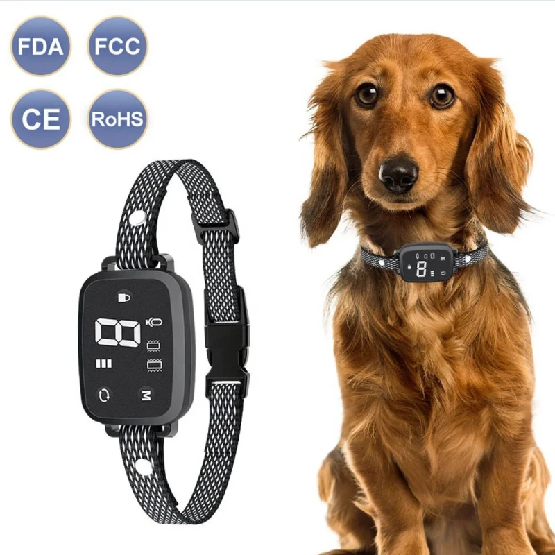 Dog Training Tools Remote Ultrasonic Waterproof Anti bark Dog Trainer Dog Training Collar Barking Control Devices