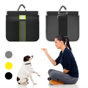 Dog Treat Pouch Behavior Aids 3 Colors Dog Treat Training Pouch Self Closing Pet Feed Snack Reward