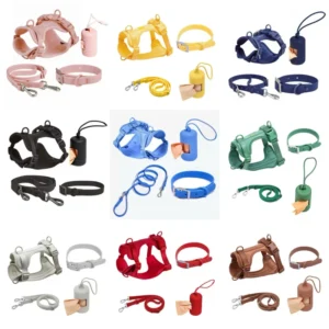 Dog Vest Style Chest Harness Available in Large Medium Small Sizes Compatible with Leashes