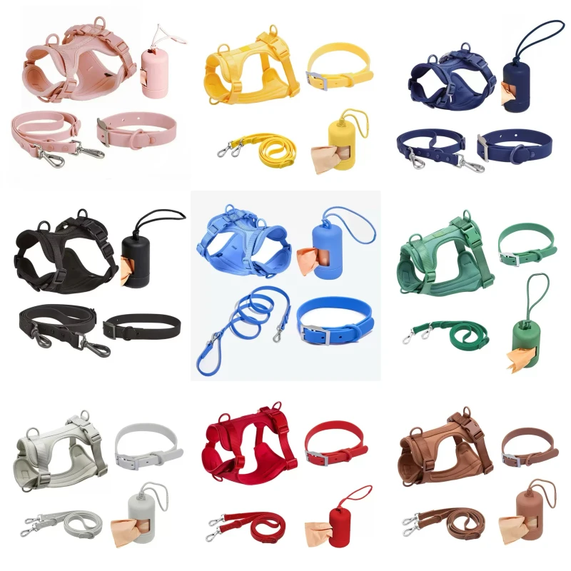 Dog Vest Style Chest Harness Available in Large Medium Small Sizes Compatible with Leashes