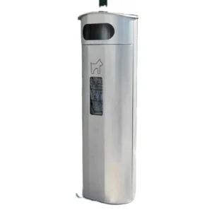 Dog Waste Bin in Ground with Lock Large Commercial Dog Waste Station