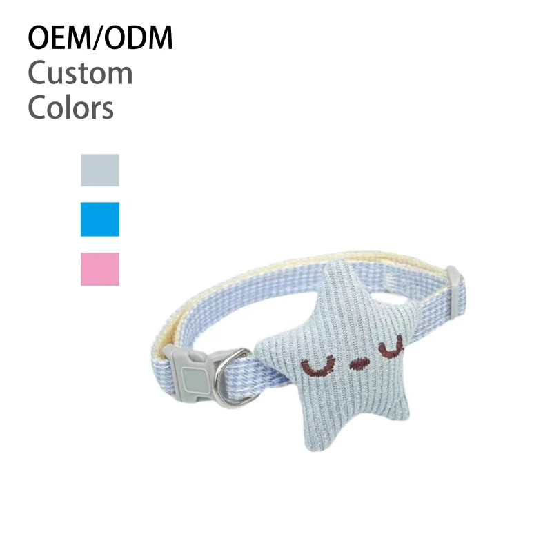 Dog and Cat Collar Adjustable Handmade Cute Collar Teddy Bichon Teacup Small Dogs Cats