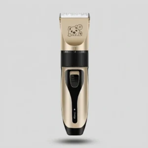 Dog and Cat Hair Trimmer Electric Clippers Ceramic Blades Eco Friendly Battery Powered Pet Grooming Haircut Kit Champagne Gold