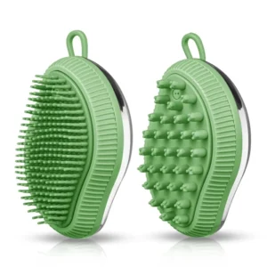 Dog and Cat Silicone Shower Shampoo and Soap Dispenser Brush with Pet Beauty Massage Cleaning Function Custom Logo