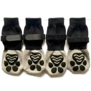 Dogs Cat Anti Slip Socks Paw Protector Pet Cotton Socks Grip Knit Socks for Small Dog