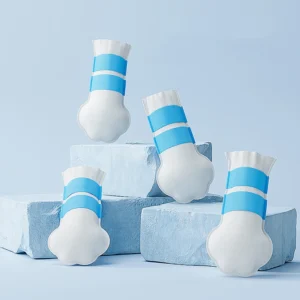 Dogs Go Out Disposable Socks Foot Cover Waterproof and Disposable Dog Shoes Dirt proof Soft and Comfortable