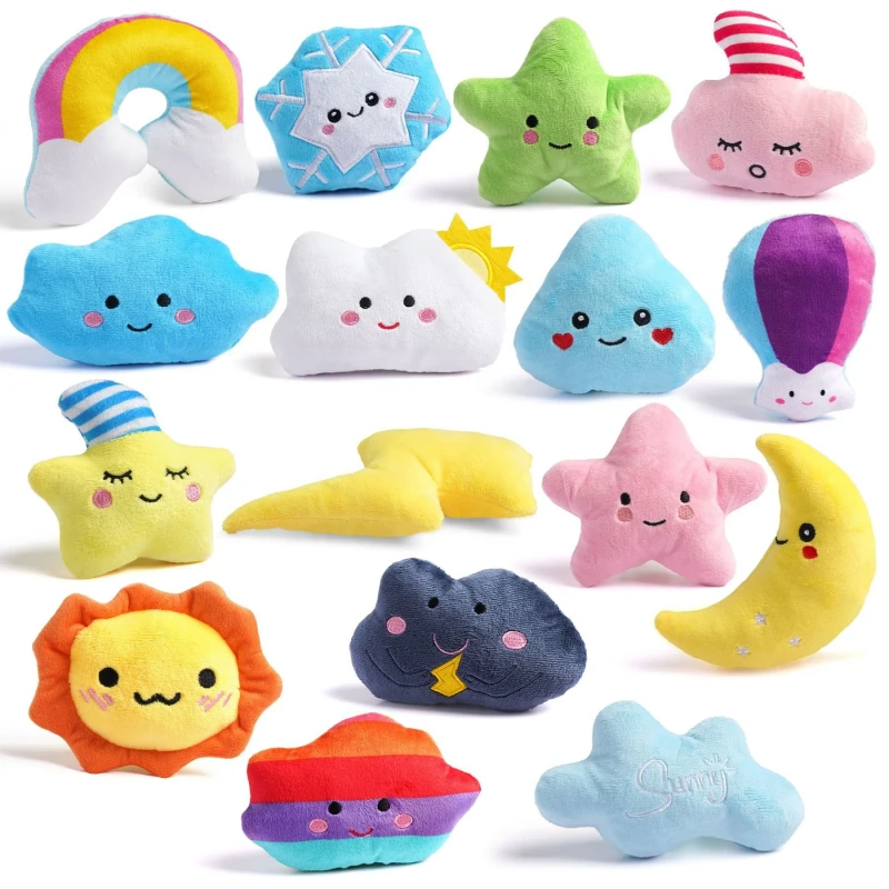 Dogs and Puppies for Sale New Pet Puppy Interactive Plush Soft Food Shape Pet Chew Set Squeaky Plush Dog Toy