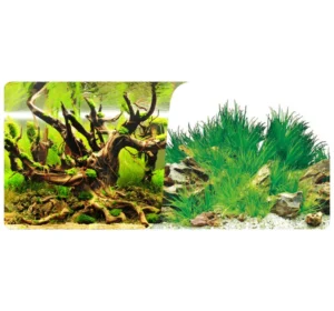Double Single Side Fish Tank Decorative Background Nature Imitating Indoor Outdoor Aquarium Plastic Resin Nylon PU Desks Walls
