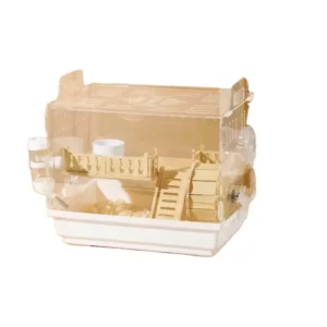 Double layer Hamster Cage Golden Silk Bear Special Ventilation and air Permeability House Cage Acrylic Small Animal Hedgehog