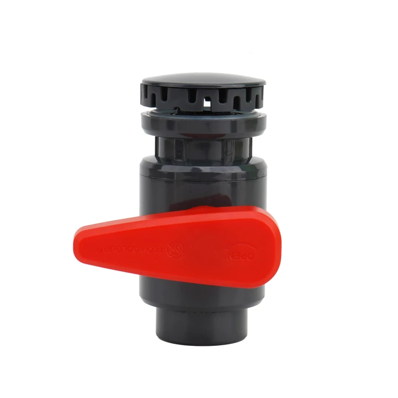 Drain Ball Valve Fish Pond Accessories Aquarium Tools Compact Aquarium Tank Fittings for 20mm Fish Pond Use