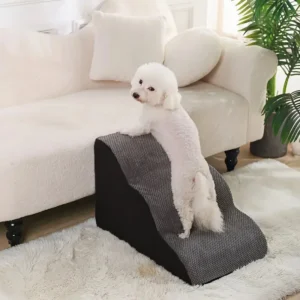 Dropshipping Pet Product Non Slip Dog Stairs for Stairs Dog Ramp Suitable for Indoor Removable Outer Cover