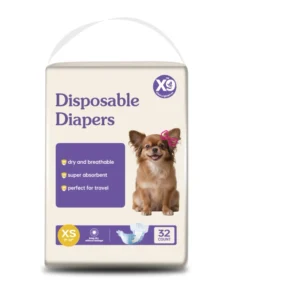 Dry and Breathable Comfortable High Absorbent Odor Control Disposable Pet Diaper
