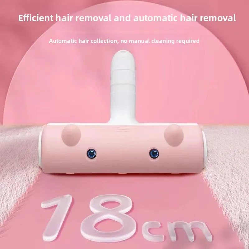 Dual Action Eco Friendly Cat Dog Hair Remover Lint Roller Fluff Roller Plastic Manual Pet Grooming Tool Bedding Easy Clean