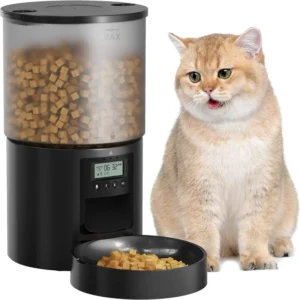 Dual Band 2cm Food 5G 2.4G Automatic Pet Dog Cat Feeder Dispenser Charge Source Plastic Stainless Steel Bowls Bottle Shape