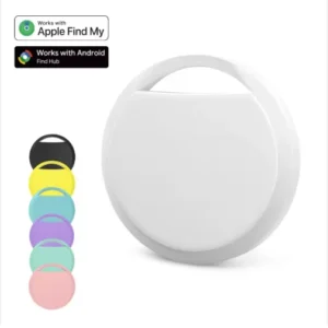 Dual Certified MFi & Google Smart Pet Finder Tracker IP68 Waterproof Plastic Works for Apple and Android