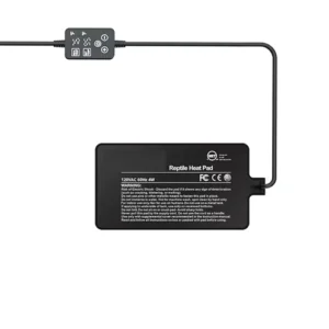 Dual Digital Temperature Controller 4*7 Inch Small Rectangle Heat Mat Pad Reptiles PTC Far Infrared Heating Film Eco friendly