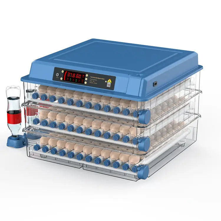 Dual Power PP Material Egg Incubator for Bird Incubation with Automatic Turning