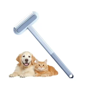 Dual Sided Pet Hair Removal Lint Cleaner Brush Multi Functional ABS Stainless Steel PP for Sofa Bed Carpet Bath Cleaning
