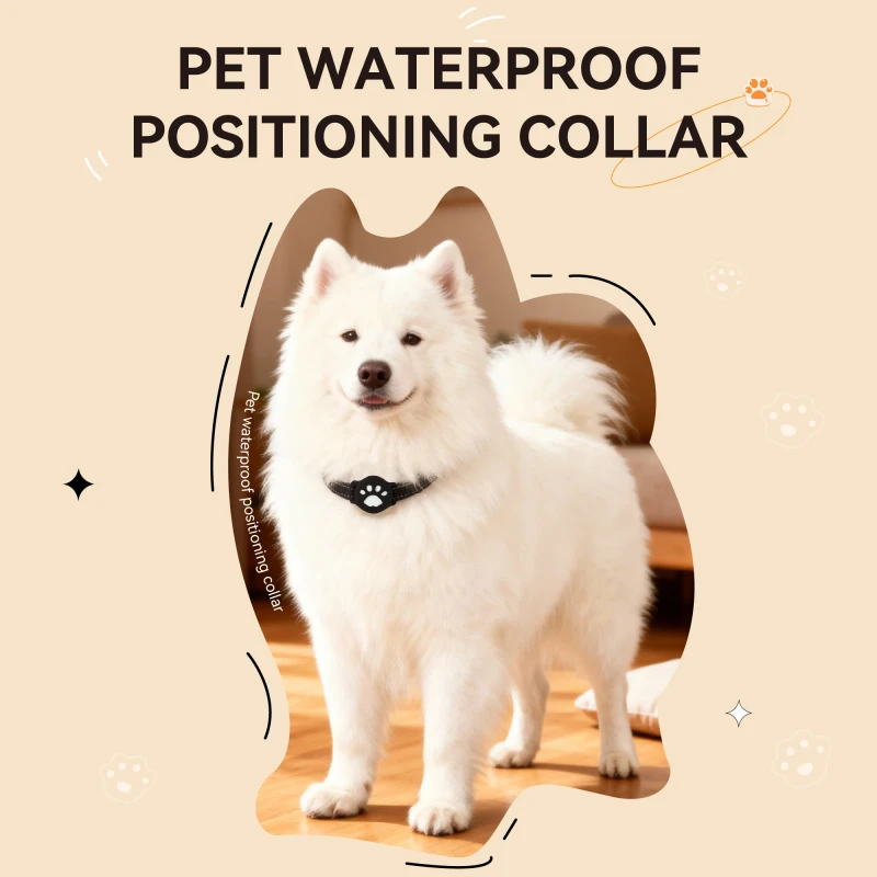 Dual System Pet GPS Tracker Collar Compatible with iOS Android Outdoor Anti lost Locator for Cat Dog