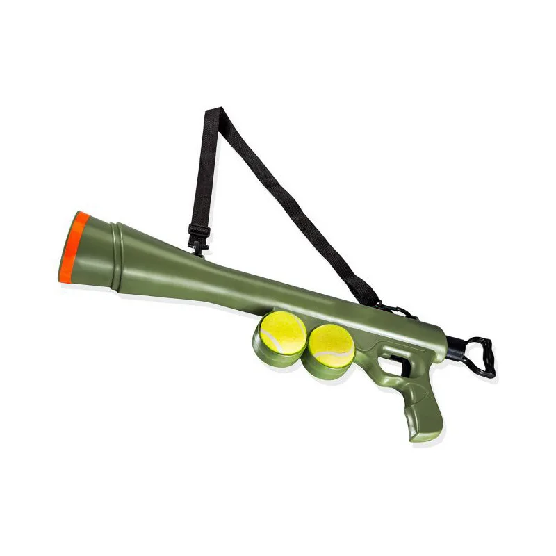 Durable ABS Plastic Waterproof Small Outdoor Educational Interactive Playing Pet Dog Tennis Ball Launcher Training Toy