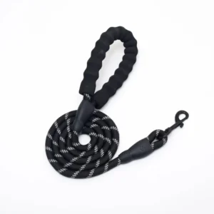 Durable Braided Dog Leash with Soft Padded Handle Custom Logo Low MOQ Pet Walking Rope Leash