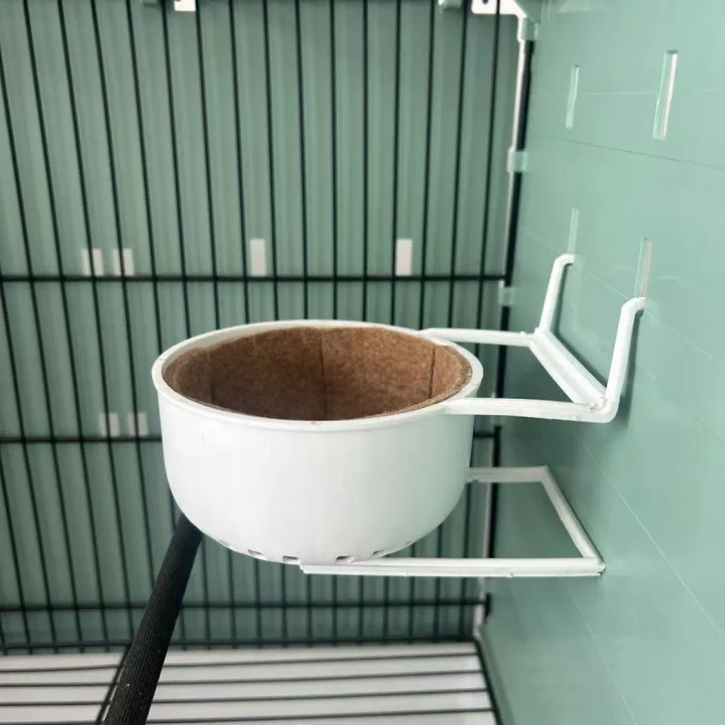 Durable Eco Friendly Plastic Round Parrot Bird Nest Multi Bird Breeding Cage and Cushion Mat Bird Supplies