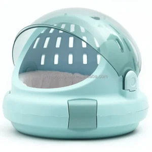 Durable Expandable Plastic Soft-Sided Pet Carrier with Print Pattern for Dogs and Cats 2KG Capacity