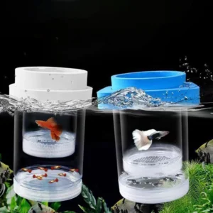 Durable Fish Tank Aquarium Breeding Box for Small Fish Guppy Double Breeding