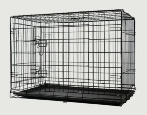 Durable Metal Wire Dog Cage Solid Eco-Friendly Powder-Coated Simple Design Small Breed Size Pet Crate Kennel Indoor Outdoor