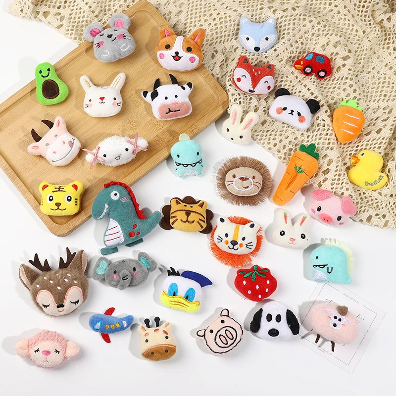 Durable Mini Wool Plush Toys Cute Animal and Plant Pet Chew Toys Eco-Friendly Dog Toys