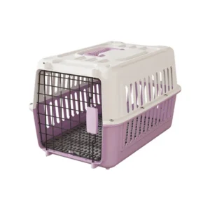 Durable PP Breathable Waterproof Cat Small Dog Air Travel Carrier Ventilation Secure Double Lock Design Portable Pet Travel Cage