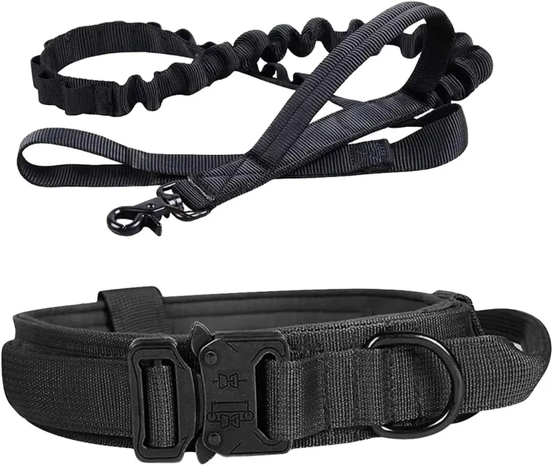Durable Pet Dog Leash Non-Slip Nylon Training Walking Rope Work Leashes with Print Pattern for Medium & Large Dogs