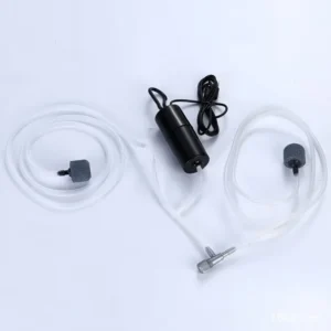 Durable Plastic Bubble Diffuser and USB Air Pump Set Eco Friendly for Beginner Aquarium Hobbyist Easy Use Outdoor Desktop