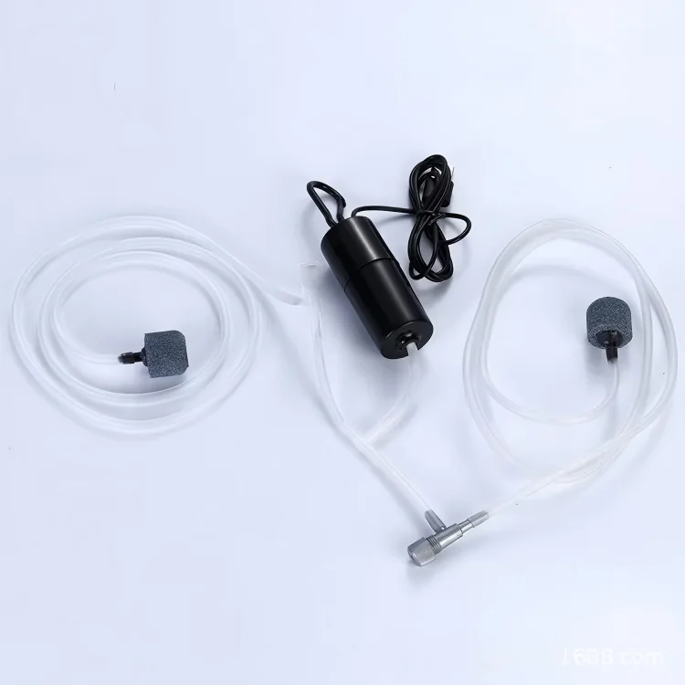 Durable Plastic Bubble Diffuser and USB Air Pump Set Eco Friendly for Beginner Aquarium Hobbyist Easy Use Outdoor Desktop