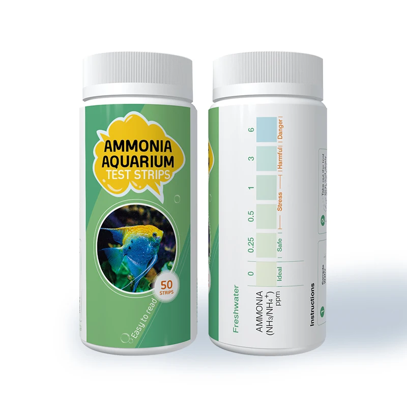 Durable Plastic & PET Material Aquarium Accessory Ammonia Nitrogen Test Strips