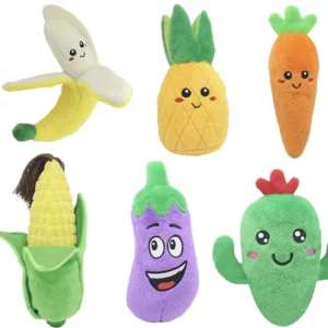 Durable Plush Cartoon Style Outdoor Dog Chew Toys for Dog and Cat Play Pet Accessories Dog Accessories Puppy Cat Toys