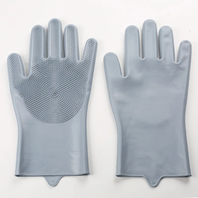 Durable Silicone Pet Bath Gloves Anti Scratch Bite Feature for Cat Dog Washing Massage for Pet Cleaning & Bathing