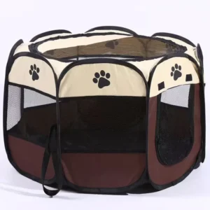 Durable Waterproof Pet Bed for Cats Dogs Floral Cartoon Classic Collapsible Design Removable Washable Cover Oxford Fabric