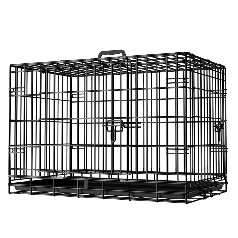 Durable and Safe Small Sturdy with High Quality Folding Lock and Tray Pet Iron Small Dog Cage