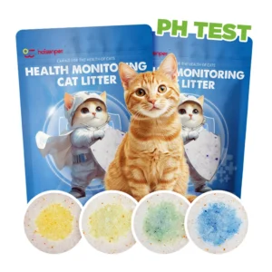 Dust Free Crystal Cat Litter Highly Absorbent PH Tested Fast Clumping Long Lasting ISO9001 Certified PH Silica Cat Litter