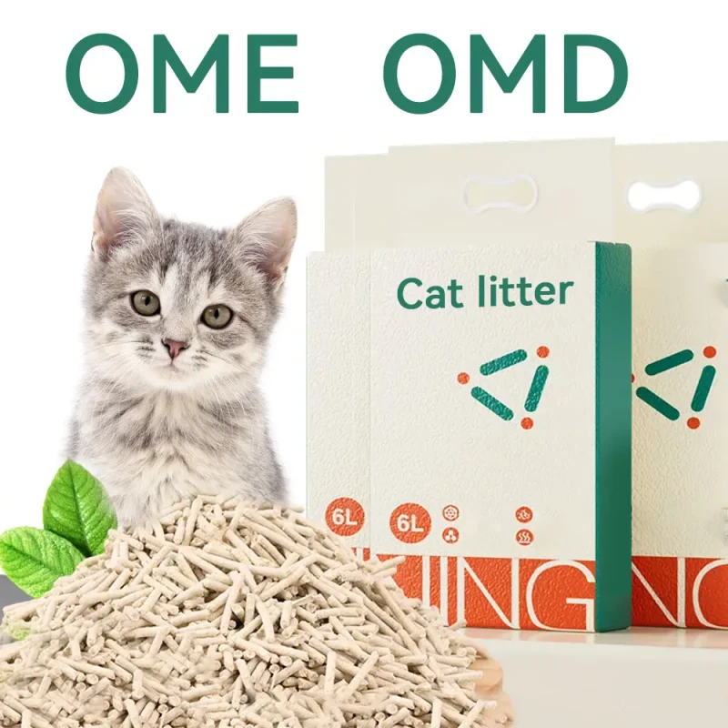 Dust Free Eco-friendly Fast Clumping Sand Cat Litter Free Sample Fast Water Absorption Non Stick Base Cat Litter